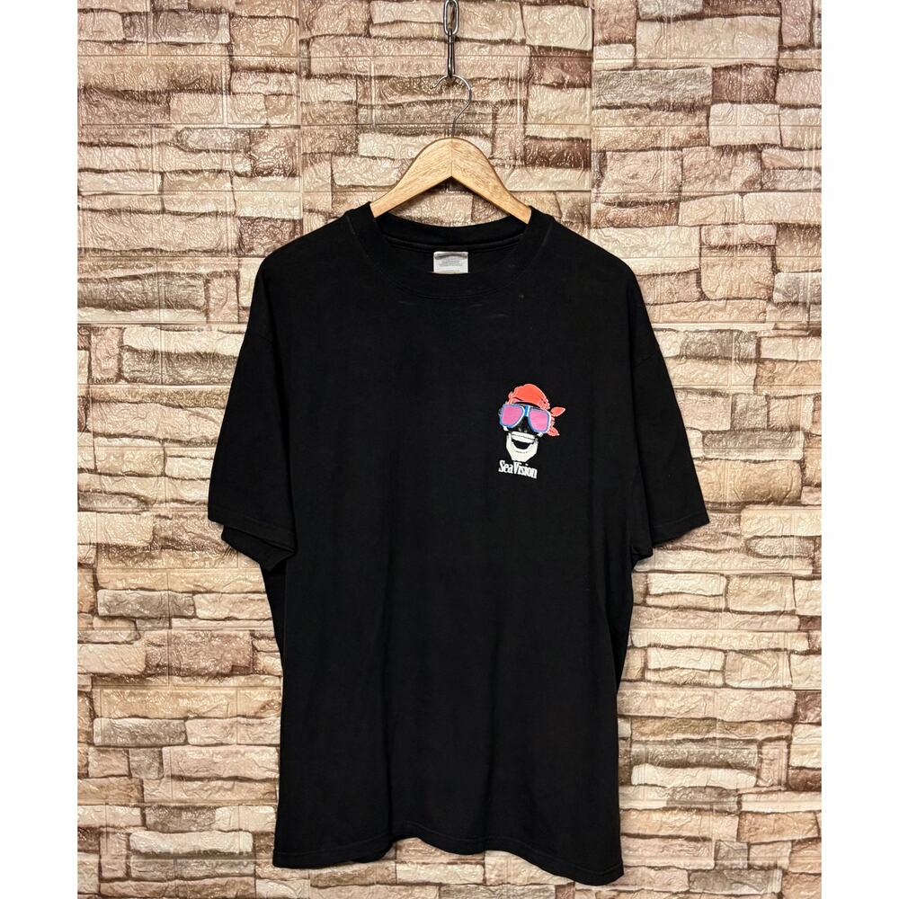 Vintage Sea Vision Pirate T shirt Mens Size XLarge vntg
